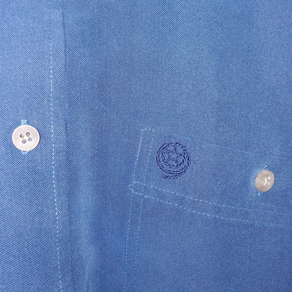 Wrangler George Strait Shirt Mens Size L Blue Button Down Long Sleeve Rayon - Picture 3 of 10